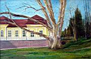 Apponyi kastely az oreg faval olaj farost 40x60 cm.jpg